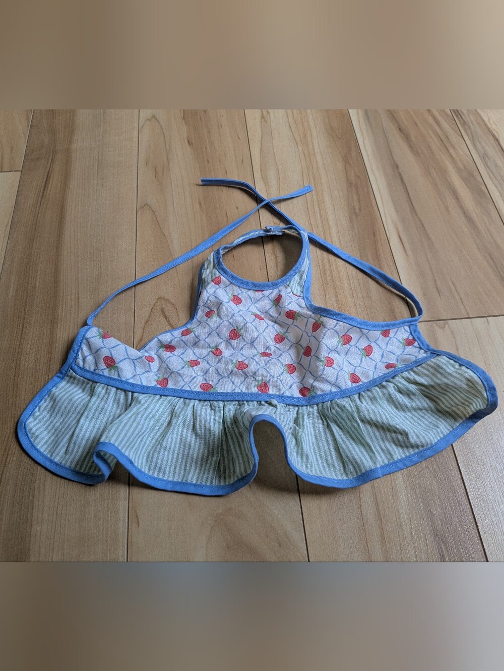 American Girl Kit’s Canning Apron With Strawberries